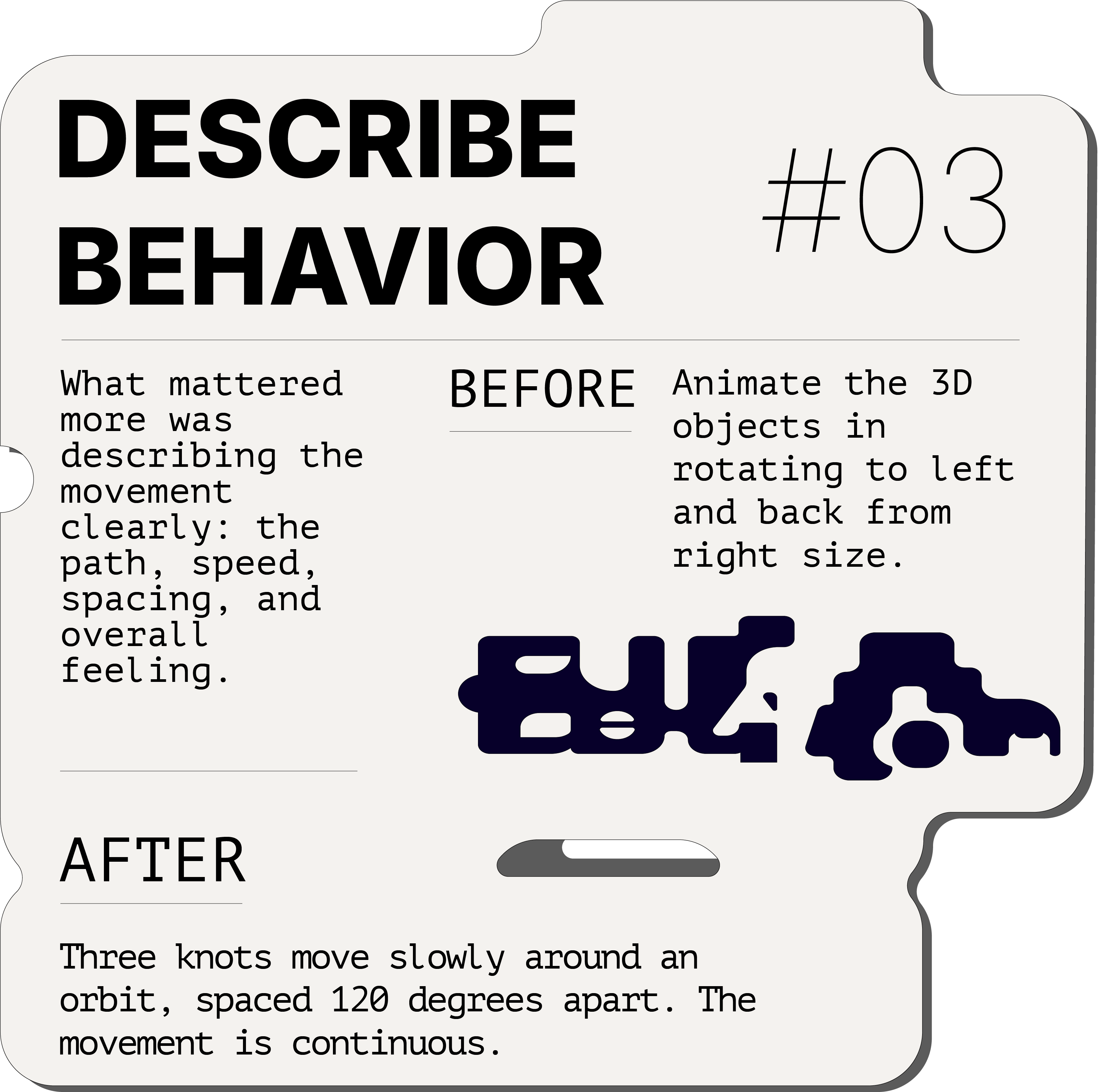 Method 03: Commands Not Explanations