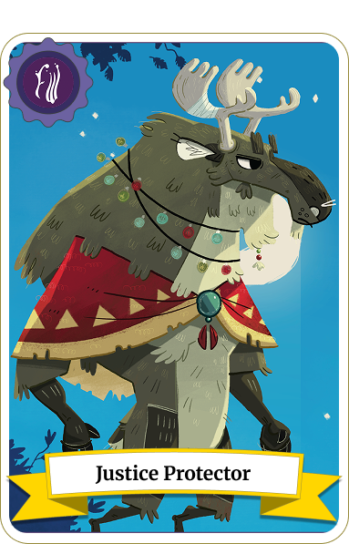 Justice Protector card front